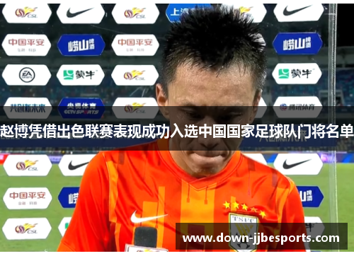 赵博凭借出色联赛表现成功入选中国国家足球队门将名单